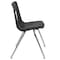 Flash Furniture Advantage Black Student Stack School Chair, 18" ADV-SSC-18BLK - alternate 8